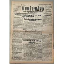 Rudé právo (21.2.1929) - 1. republika, staré noviny Rudé právo (21.2.1929) - 1. republika, staré noviny