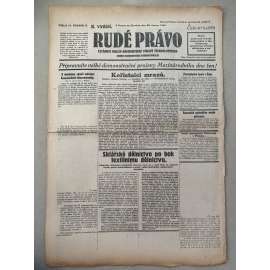 Rudé právo (28.2.1929) - 1. republika, staré noviny