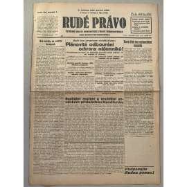 Rudé právo (3.10.1929) - 1. republika, staré noviny