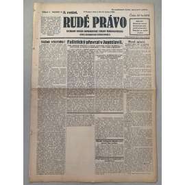 Rudé právo (8.1.1929) - 1. republika, staré noviny