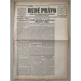 Rudé právo (14.2.1929) - 1. republika, staré noviny