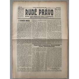 Rudé právo (19.1.1926) - 1. republika, staré noviny