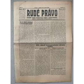 Rudé právo (2.1.1926) - 1. republika, staré noviny
