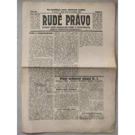 Rudé právo (15.7.1924) - 1. republika, staré noviny