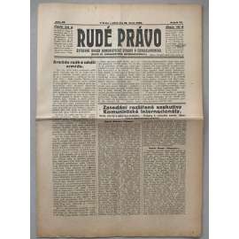 Rudé právo (26.2.1926) - 1. republika, staré noviny