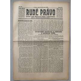 Rudé právo (23.2.1926) - 1. republika, staré noviny