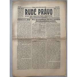 Rudé právo (13.2.1926) - 1. republika, staré noviny