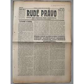 Rudé právo (18.2.1926) - 1. republika, staré noviny