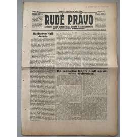 Rudé právo (9.2.1926) - 1. republika, staré noviny