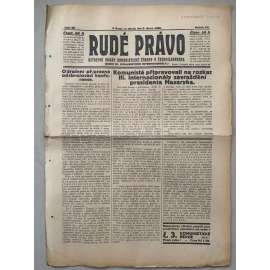 Rudé právo (3.2.1926) - 1. republika, staré noviny