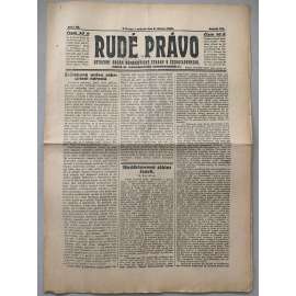 Rudé právo (6.2.1926) - 1. republika, staré noviny