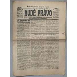 Rudé právo (25.9.1924) - 1. republika, staré noviny