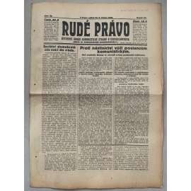Rudé právo (5.3.1926) - 1. republika, staré noviny