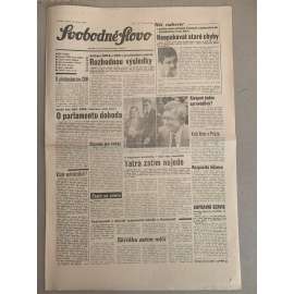 Svobodné slovo (12.6.1992) - staré noviny