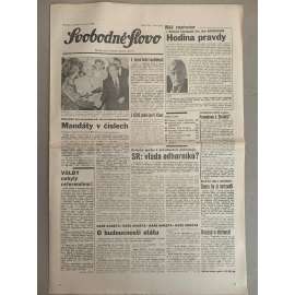 Svobodné slovo (11.6.1992) - staré noviny
