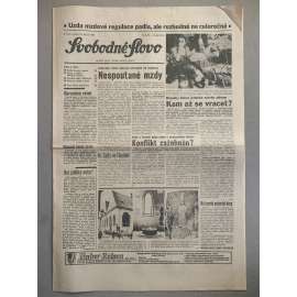 Svobodné slovo (10.4.1992) - staré noviny
