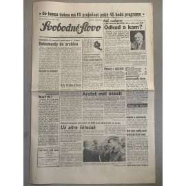 Svobodné slovo (9.4.1992) - staré noviny