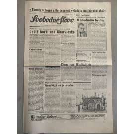 Svobodné slovo (7.4.1992) - staré noviny