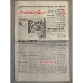 Svobodné slovo (4.4.1992) - staré noviny