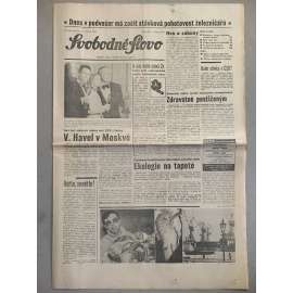 Svobodné slovo (1.4.1992) - staré noviny