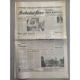 Svobodné slovo (31.3.1992) - staré noviny