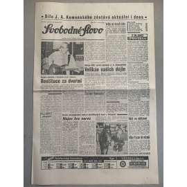 Svobodné slovo (30.3.1992) - staré noviny