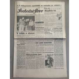 Svobodné slovo (12.3.1992) - staré noviny