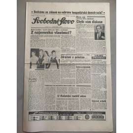 Svobodné slovo (2.3.1992) - staré noviny