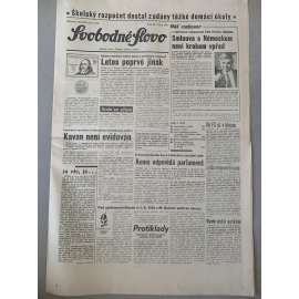 Svobodné slovo (26.2.1992) - staré noviny