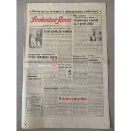 Svobodné slovo (22.2.1992) - staré noviny