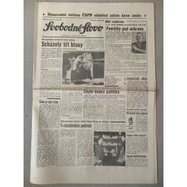 Svobodné slovo (19.2.1992) - staré noviny