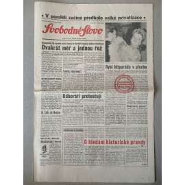 Svobodné slovo (15.2.1992) - staré noviny