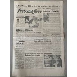 Svobodné slovo (12.2.1992) - staré noviny