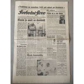 Svobodné slovo (11.2.1992) - staré noviny