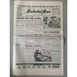 Svobodné slovo (20.1.1992) - staré noviny