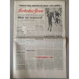 Svobodné slovo (18.1.1992) - staré noviny