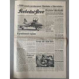 Svobodné slovo (17.1.1992) - staré noviny