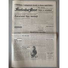 Svobodné slovo (16.1.1992) - staré noviny