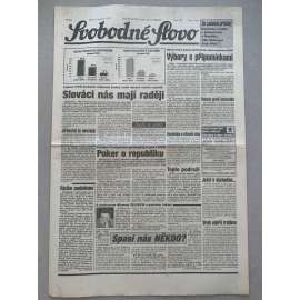 Svobodné slovo (4.12.1992) - staré noviny