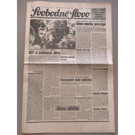 Svobodné slovo (3.12.1992) - staré noviny