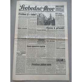 Svobodné slovo (2.12.1992) - staré noviny
