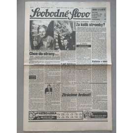 Svobodné slovo (30.11.1992) - staré noviny