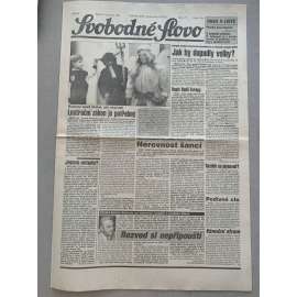 Svobodné slovo (27.11.1992) - staré noviny