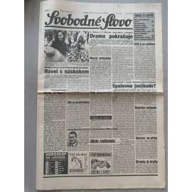Svobodné slovo (6.10.1992) - staré noviny Svobodné slovo (6.10.1992) - staré noviny