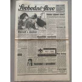 Svobodné slovo (5.10.1992) - staré noviny