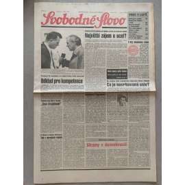 Svobodné slovo (3.10.1992) - staré noviny Svobodné slovo (3.10.1992) - staré noviny