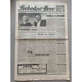 Svobodné slovo (2.10.1992) - staré noviny