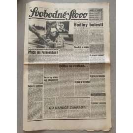Svobodné slovo (1.10.1992) - staré noviny Svobodné slovo (1.10.1992) - staré noviny