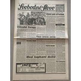 Svobodné slovo (21.9.1992) - staré noviny
