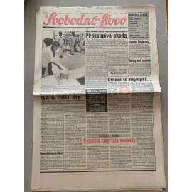 Svobodné slovo (19.9.1992) - staré noviny Svobodné slovo (19.9.1992) - staré noviny